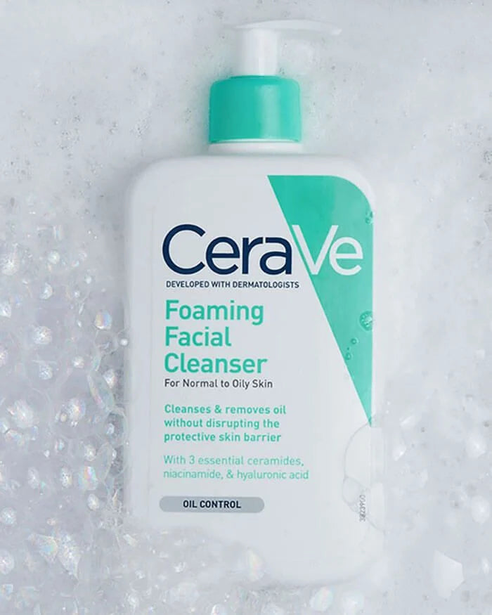 CeraVe Foaming Purifying Cleanser For Normal to Oily and combination skin,  473ml