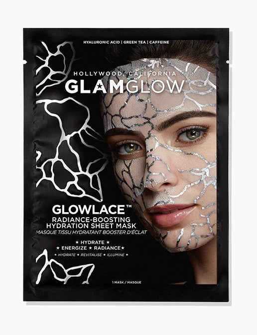 GLAMGLOW GLOW LACE RADIANCE-BOOSTING HYDRATION SHEET MASK