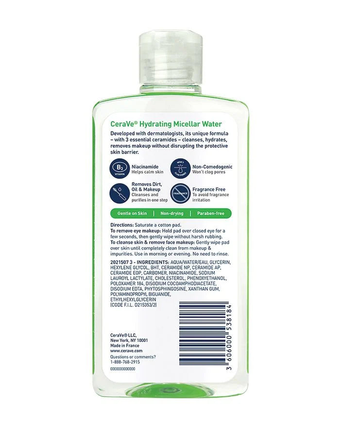 CeraVe Micellar Cleansing Water Makeup Remover 295ml