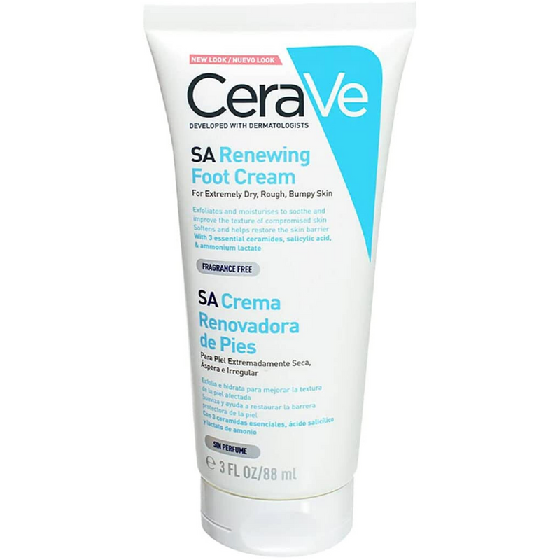 CeraVe Renewing SA Foot Cream Very Dry Cracked Skin 88ml